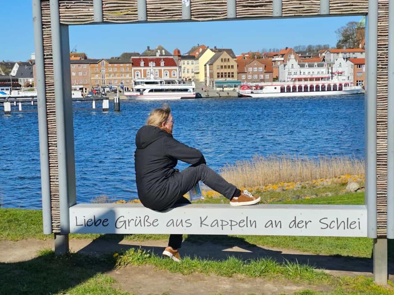 Appartamento Lungomare Oro, Penthouse Am Yachthafen Kappeln Esterno foto